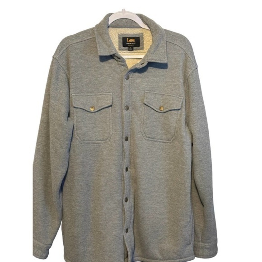 LEE lined light fall jacket mens size‎ XL with snaps